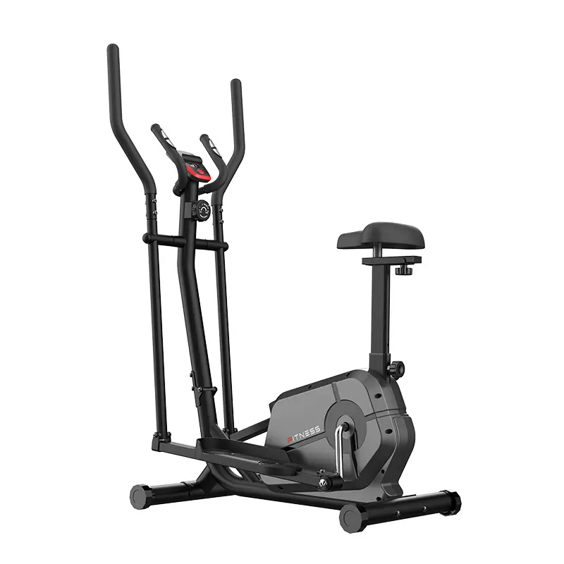 4KG Flywheel Smart Elliptical Trainer Magnetic Control Seat LCD Display Home Cardio Bike — image 2
