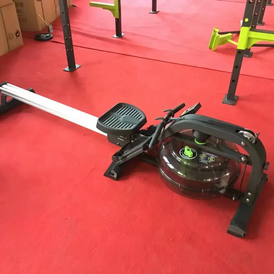 Air Rower Water-Resistant Home Use Gym Equipment Online Fitness Access Rowing Machine — image 2