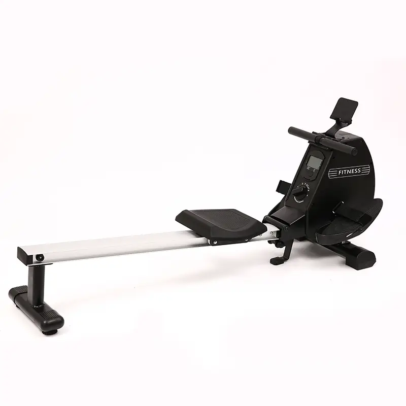 Indoor Adjustable Magnetic Resistance Foldable Rower with Comfortable Seat Cushion Home Use Rowing Machine — image 5