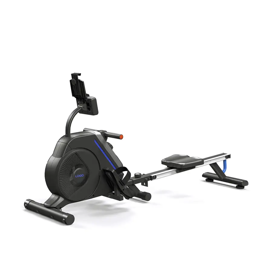 Premium Foldable Magnetic Rower 8 16 Tension Levels Indoor Home Seated Rowing Machine with Digital Monitor — view 1