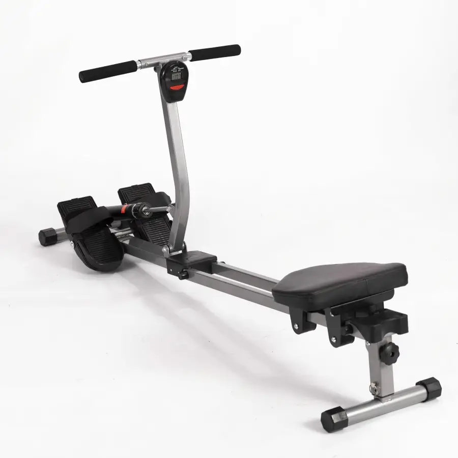 Hydraulic Indoor Rowing Machine Iron Construction Home Use Rower — view 1