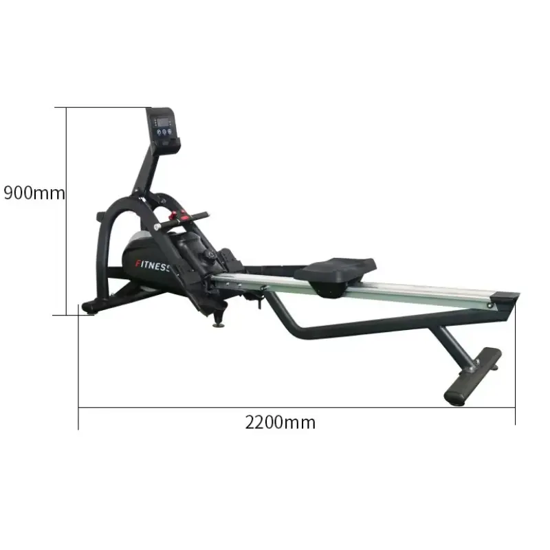 2026 Foldable Magnetic Rowing Machine with Digital Monitor Commercial Gym Gear — image 3