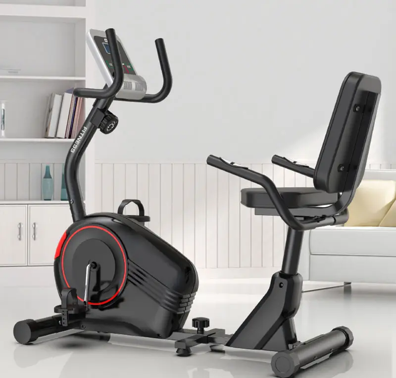 Workout Exercise Bike Health Recumbent Bike for Adults Seniors Fitness Equipment Folding Recumbent Exercise Bike — view 1