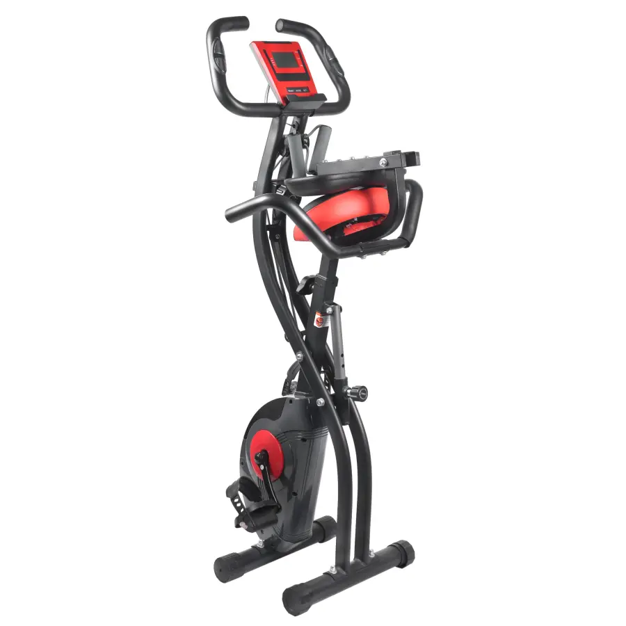 Foldable Exercise Bike with Magnetic Resistance LED Display for Home Use — view 1