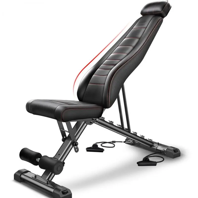 Training Gym Foldable Press Barbell Bed Adjustable Fitness Bench Fitness Equipment Weight Lifting Bench1 — view 1
