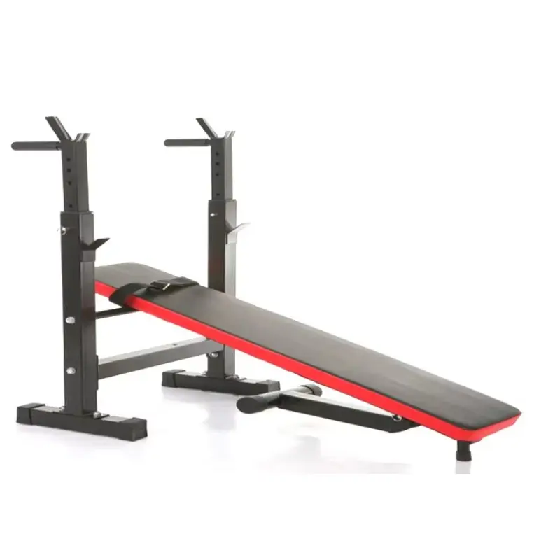 Adjustable Weight Bench with Barbell Rack Gym Bench Press Workout Weight Bench1 — view 1