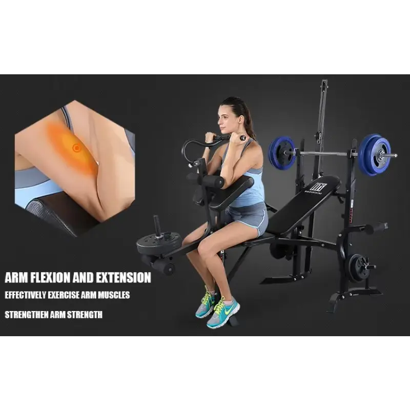 Factory Multifunctional Gym Equipment Foldable Metal Dumbbell Bench Weightlifting Bed Best Home Fitness Equipment1 — image 3