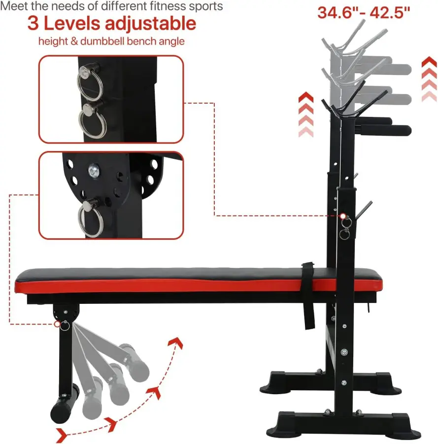 Adjustable Roman Chair Bench Back Stretching Goat Lift Bodybuilding Equipment — image 5