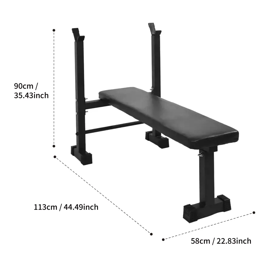 Metal Squat Rack Integrated Adjustable Dumbbell Bench Weightlifting Trainer — image 2