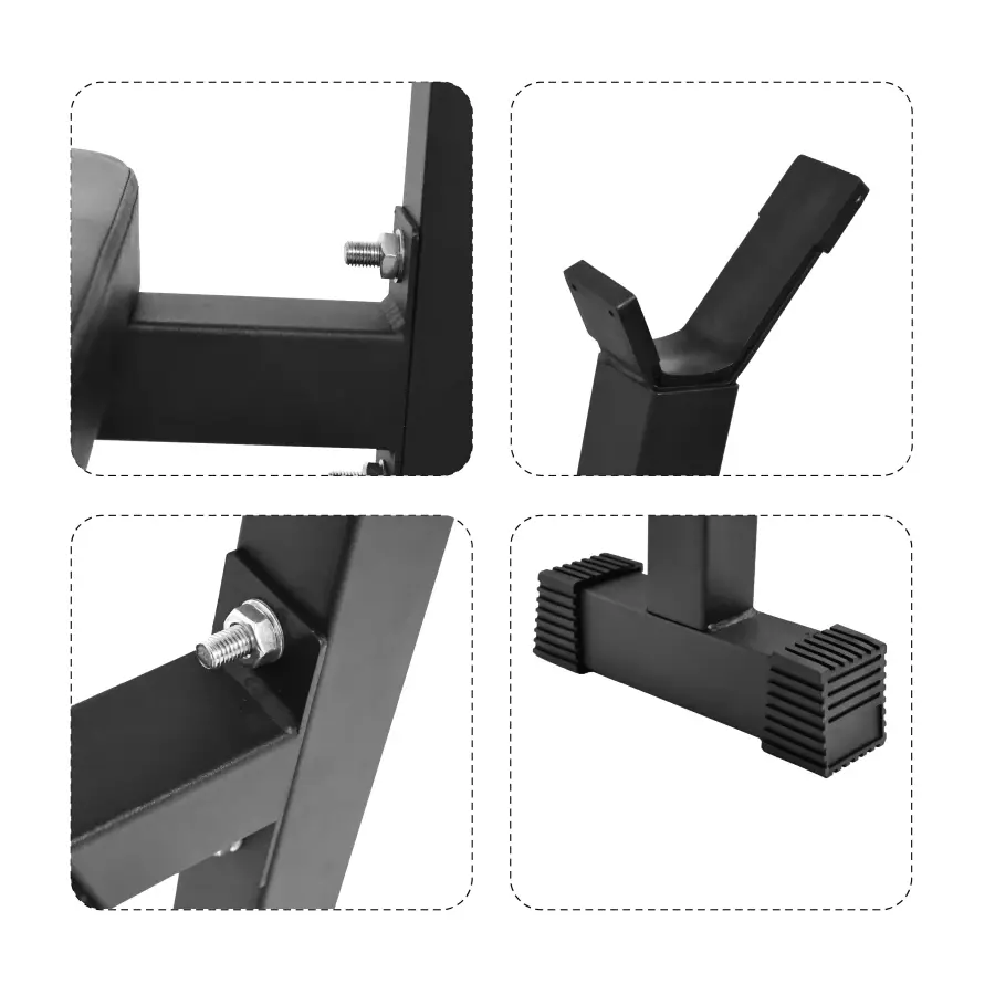 Metal Squat Rack Integrated Adjustable Dumbbell Bench Weightlifting Trainer — image 5