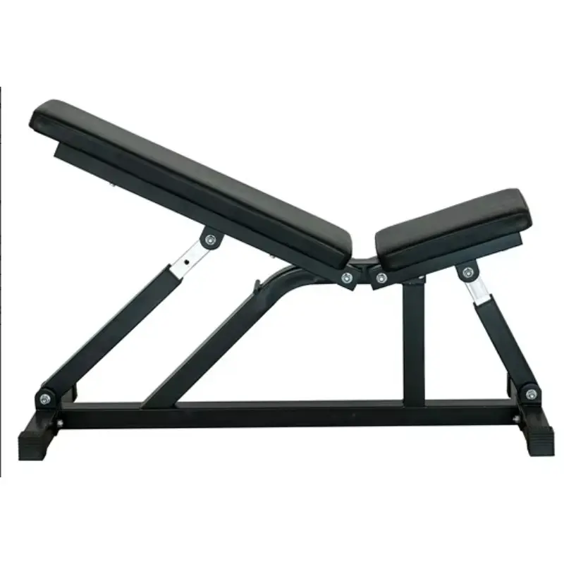 Foldable Metal Decline Adjustable Weight Bench Home Dumbbell Workout Equipment — image 2