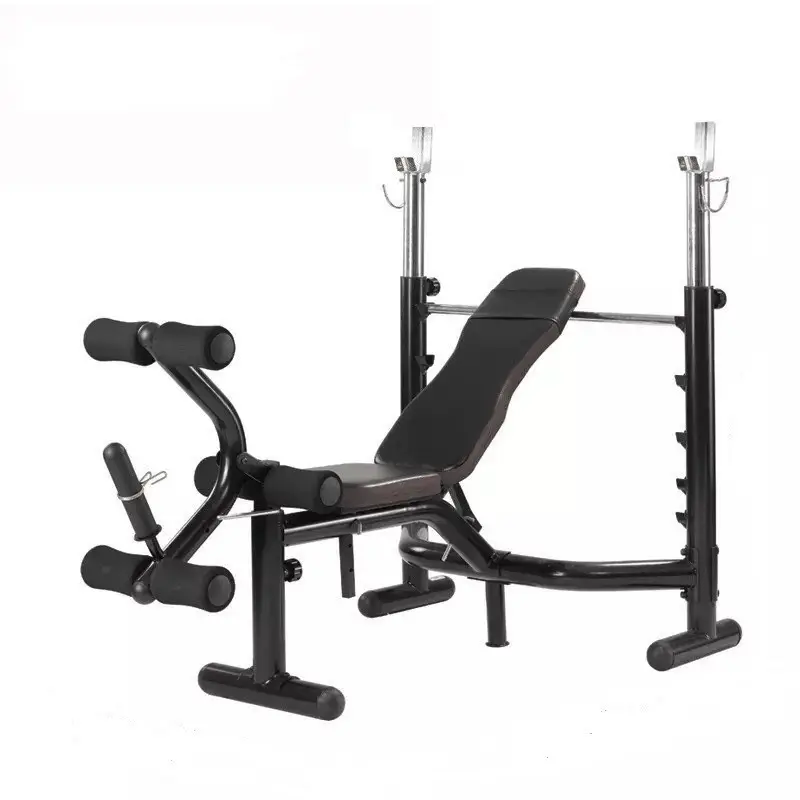 Commercial Bench Gym Bench Press with Weights Weight Lifting Press Squat Rack Bench for Home Gym1 — view 1