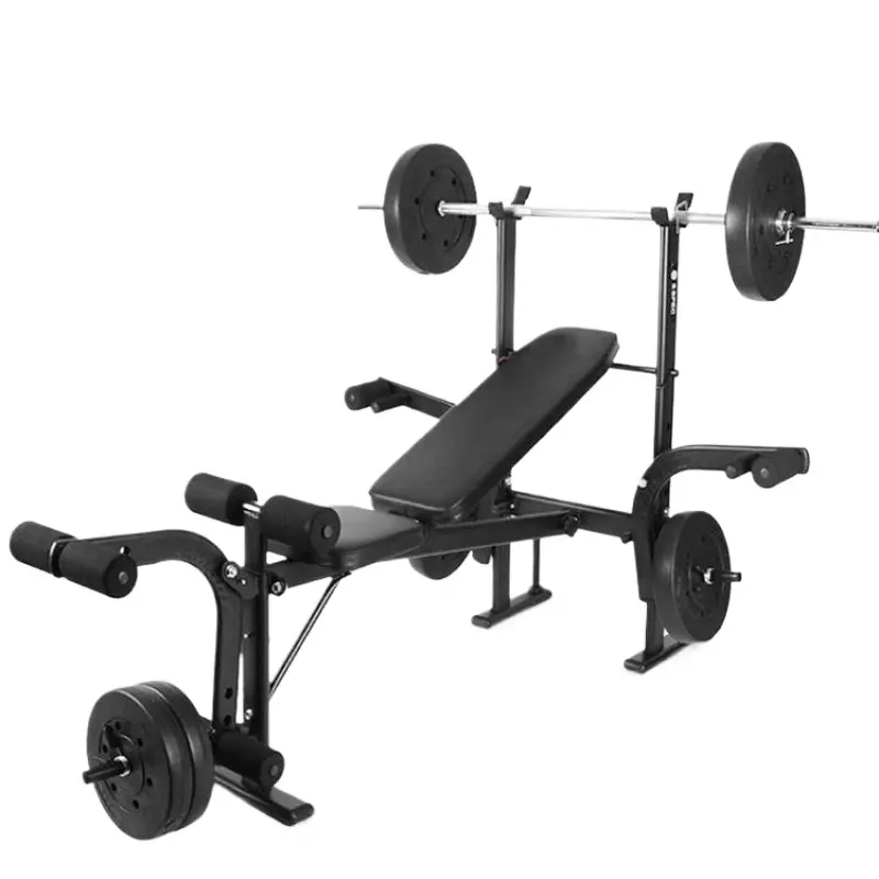 Commercial Bench Gym Bench Press with Weights Weight Lifting Press Squat Rack Bench for Home Gym1 — image 2