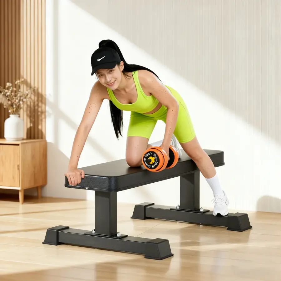 Portable Foldable Metal Adjustable Bench Home Safe Dumbbell Training Bench 2026 — image 2