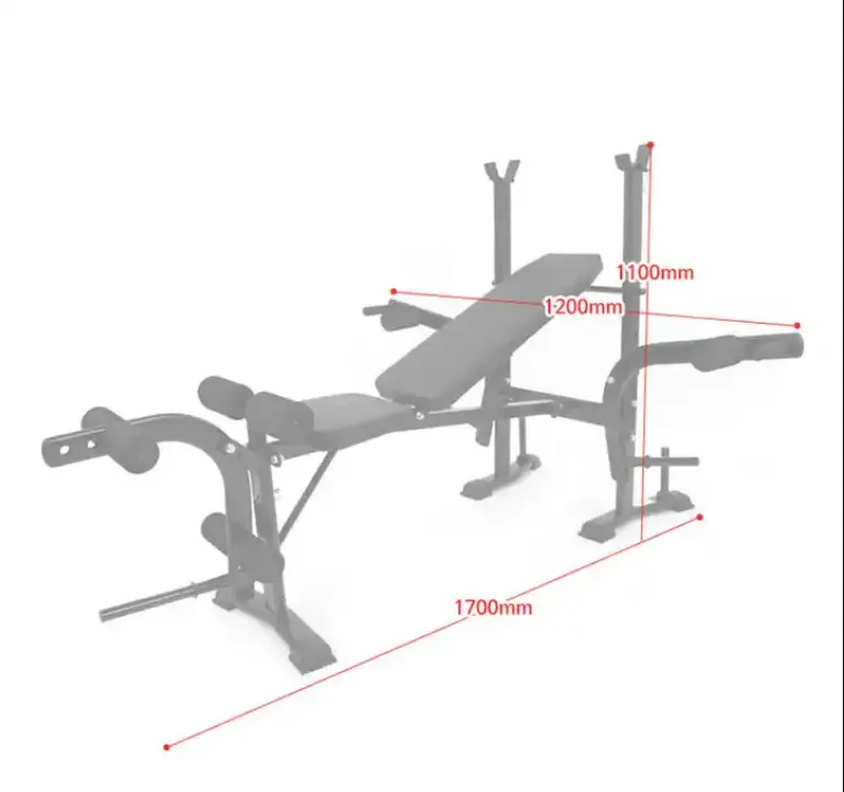 Multi-Function Adjustable Incline Dumbbell Bench Sit-Up Weight Lifting Equipment — image 3