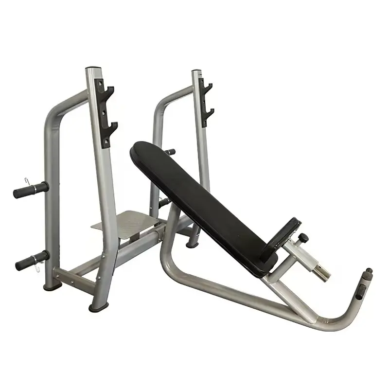 Incline Weight Bench With Storage Rack Indoor Strength Training Equipment — view 1