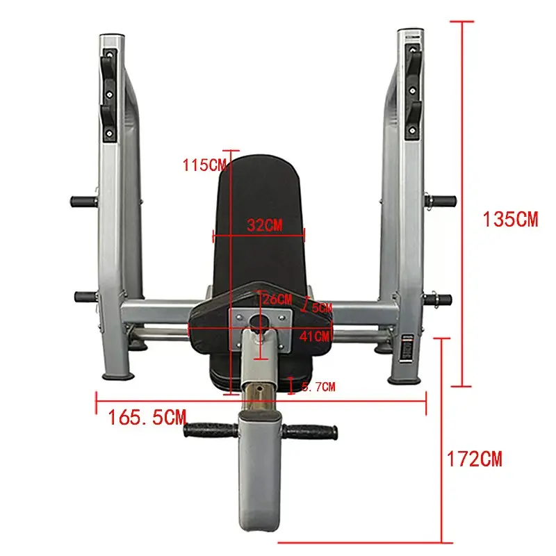 Incline Weight Bench With Storage Rack Indoor Strength Training Equipment — image 4