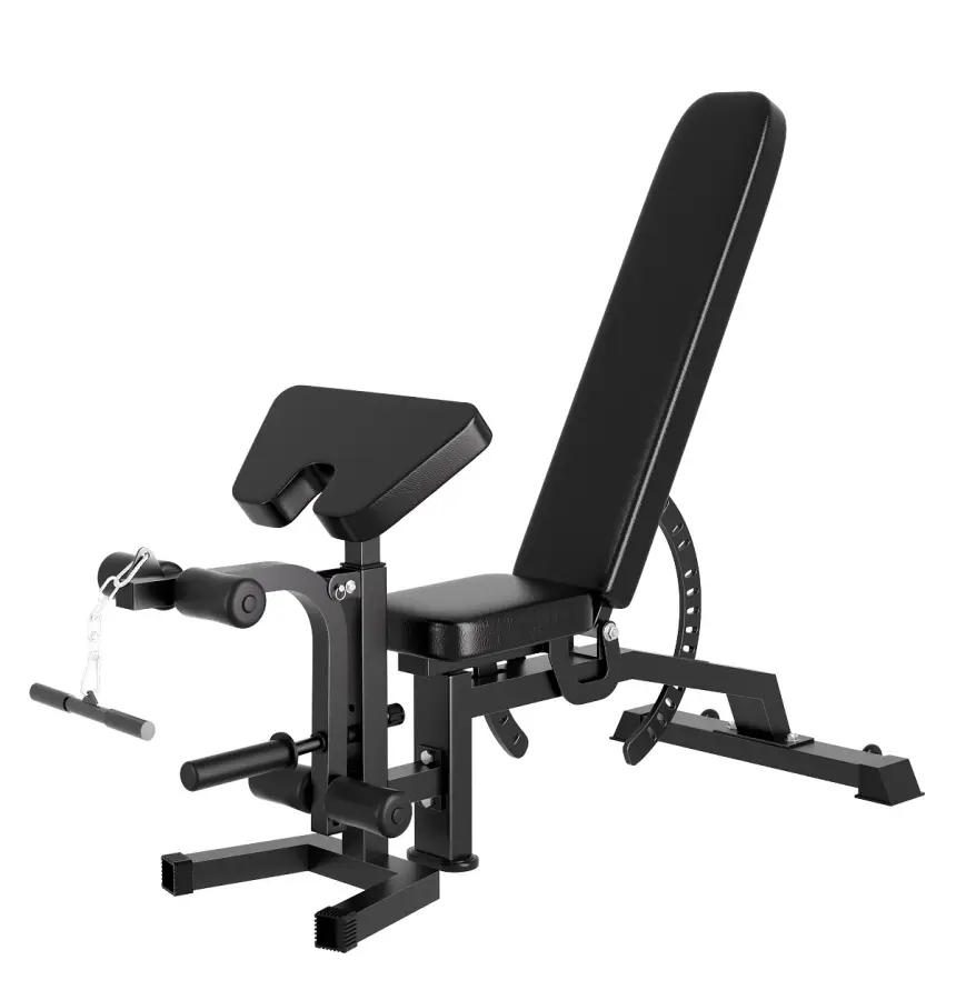 Squat Power Rack Matching Foldable Adjustable Bench Press Strength Trainer — image 5