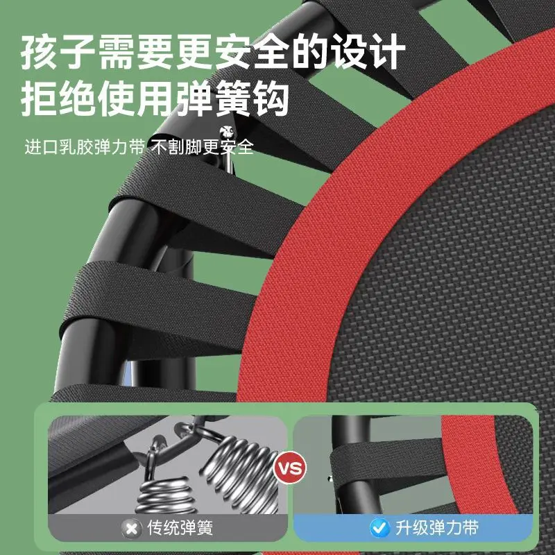 48-Inch Portable Octagon Trampoline with Logo Durable PVC Foam Foldable Fitness Gym Equipment Safe for Indoor Adults Use1 — image 6