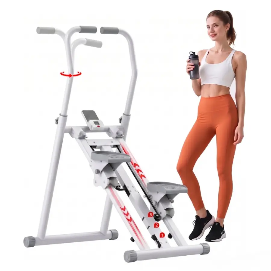 2026 Magnetic Resistance Stair Climbing Machine Multifunctional Foldable Aerobic Fitness Belly Training — view 1