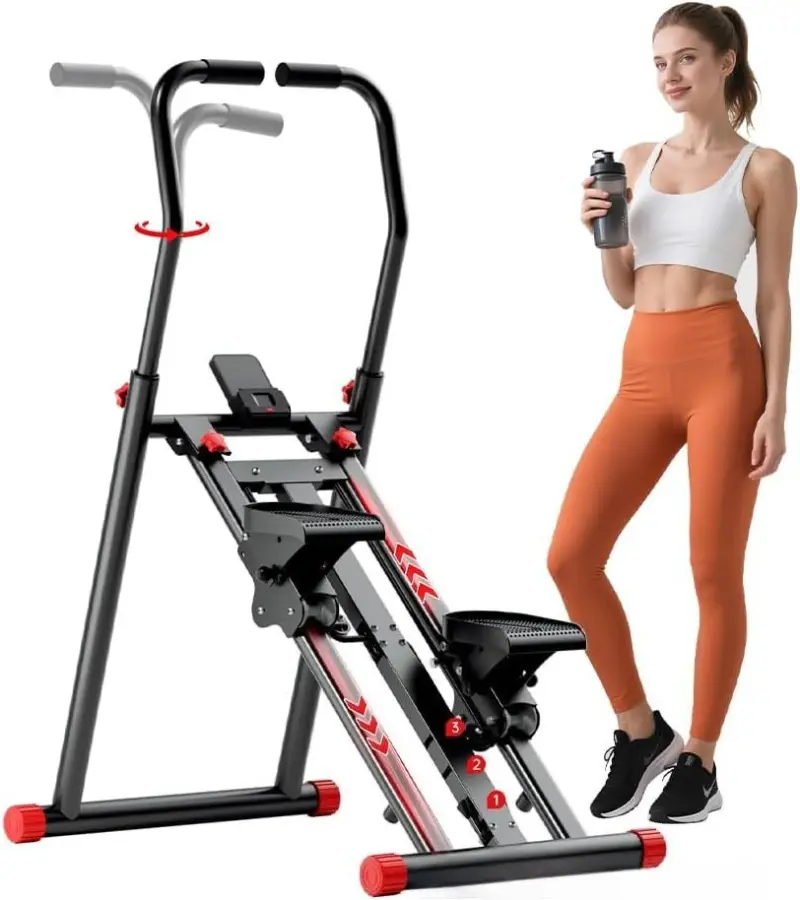 2026 Magnetic Resistance Stair Climbing Machine Multifunctional Foldable Aerobic Fitness Belly Training — image 2
