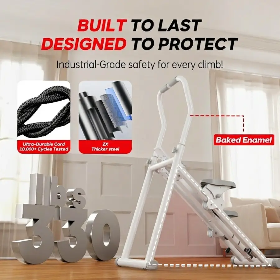 2026 Magnetic Resistance Stair Climbing Machine Multifunctional Foldable Aerobic Fitness Belly Training — image 4