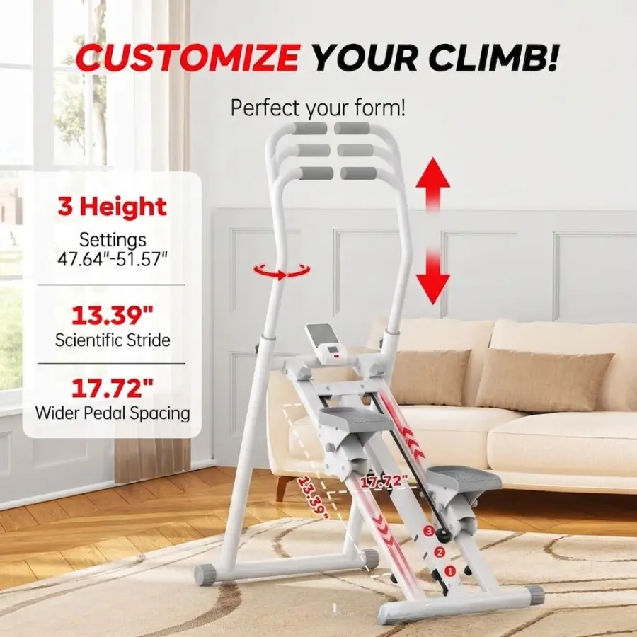 2026 Magnetic Resistance Stair Climbing Machine Multifunctional Foldable Aerobic Fitness Belly Training — image 6