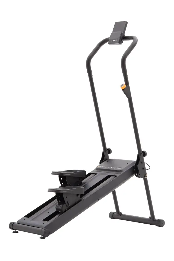 Home Use Steel Foldable Eco-Friendly Rear Wheel Drive Stair Climbing Machine Model 3408 8 Levels Magnetic Resistance Leg Slimmer — image 3