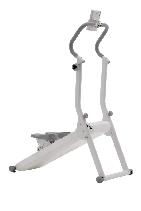 Home Use Steel Foldable Eco-Friendly Rear Wheel Drive Stair Climbing Machine Model 3408 8 Levels Magnetic Resistance Leg Slimmer — image 4