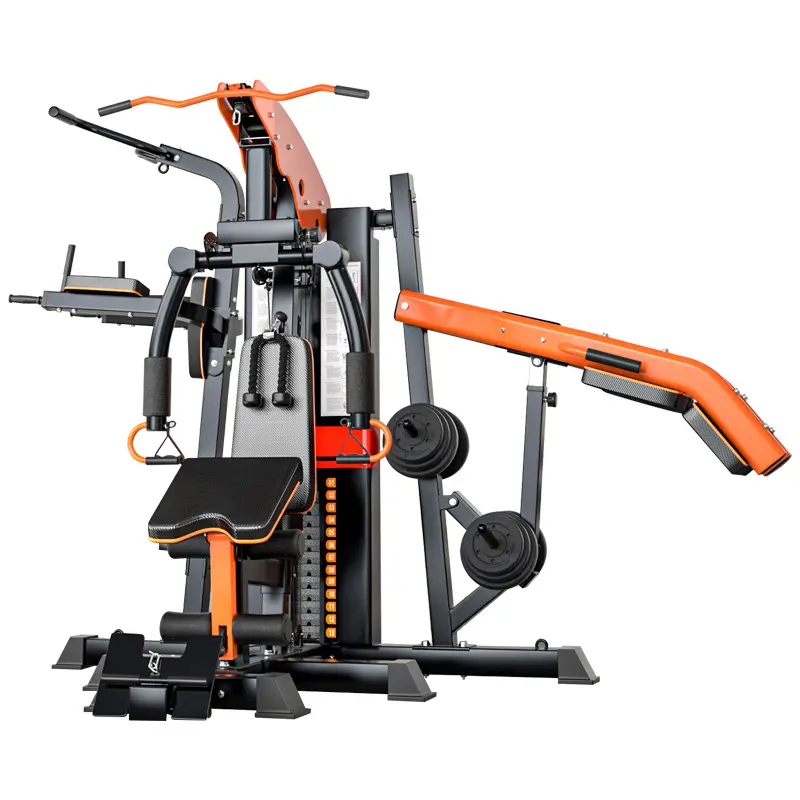 Unisex 3-Station Home Gym Equipment, Durable Metal Multifunctional Strength Tool — image 6