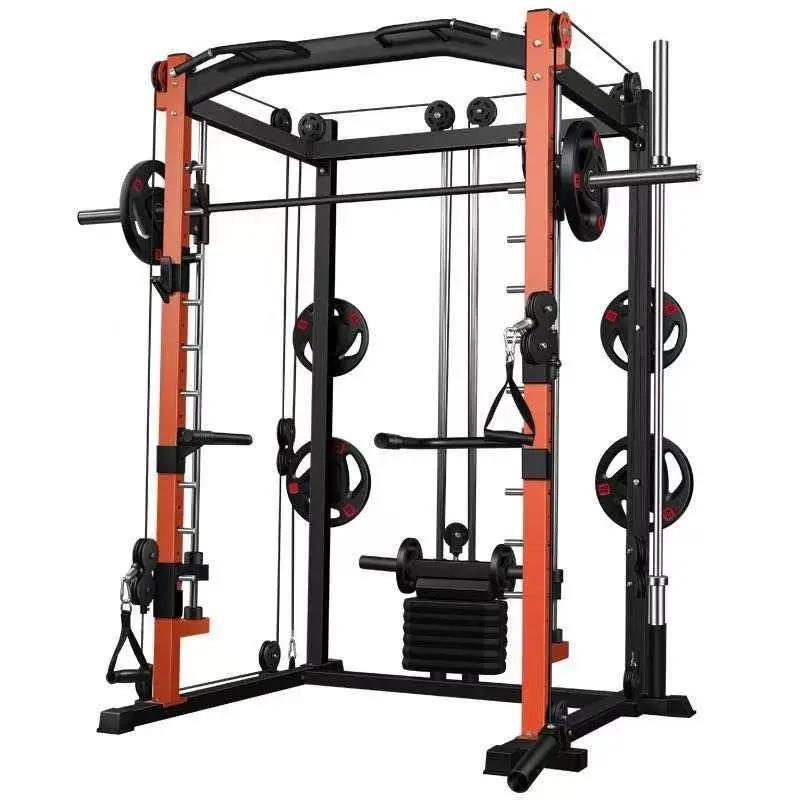 Commercial Smith Machine Strength Training Cage Squat Rack Home Gym Station System for Weightlifting and Bodybuilding 1 — view 1