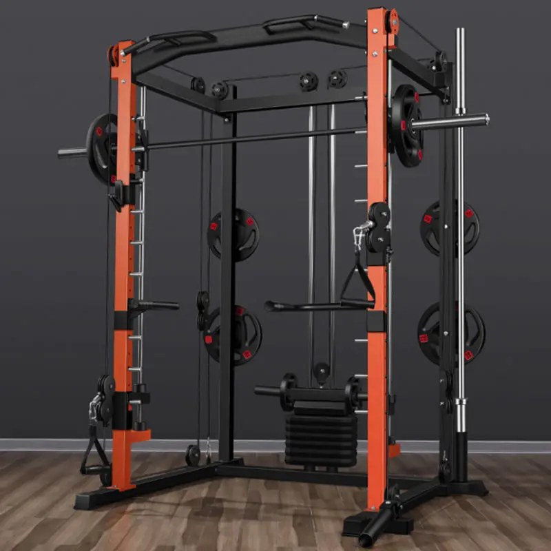 Commercial Smith Machine Strength Training Cage Squat Rack Home Gym Station System for Weightlifting and Bodybuilding 1 — image 2