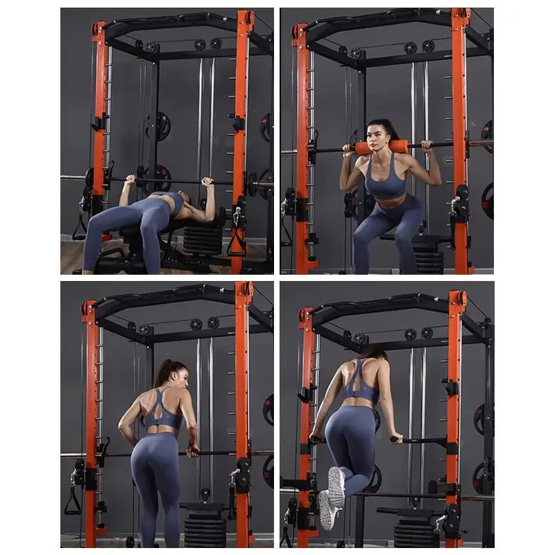 Commercial Smith Machine Strength Training Cage Squat Rack Home Gym Station System for Weightlifting and Bodybuilding 1 — image 4