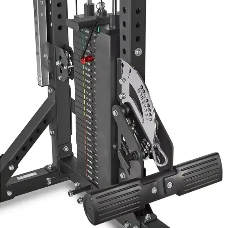 High-Low Pull Back Muscle Trainer, Metal Lat Pulldown Strength Gym Equipment — image 3