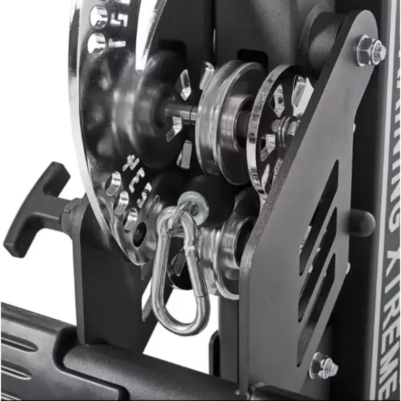 High-Low Pull Back Muscle Trainer, Metal Lat Pulldown Strength Gym Equipment — image 5