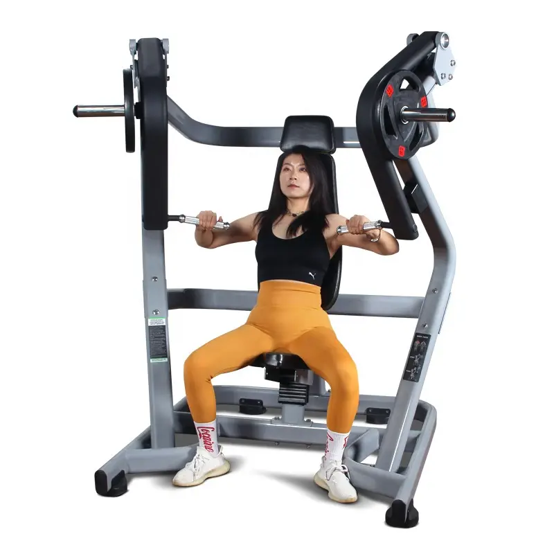 Fitness Body Building Gym Equipment Pure Plate Loaded Seated Chest Press Machine for Commercial Gym Club — image 4