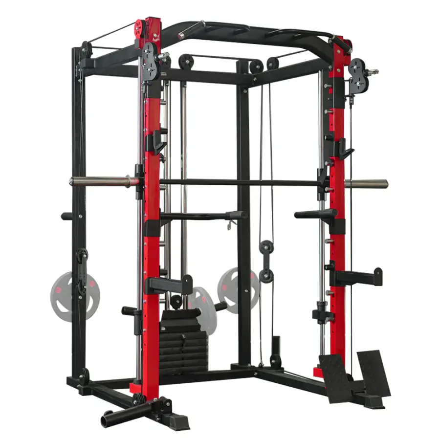 Home&Gym Multifunctional Power Rack Adjustable Squat Gym Equipment Body Building Fitness Smith Machine for Fit Racks 1 — view 1