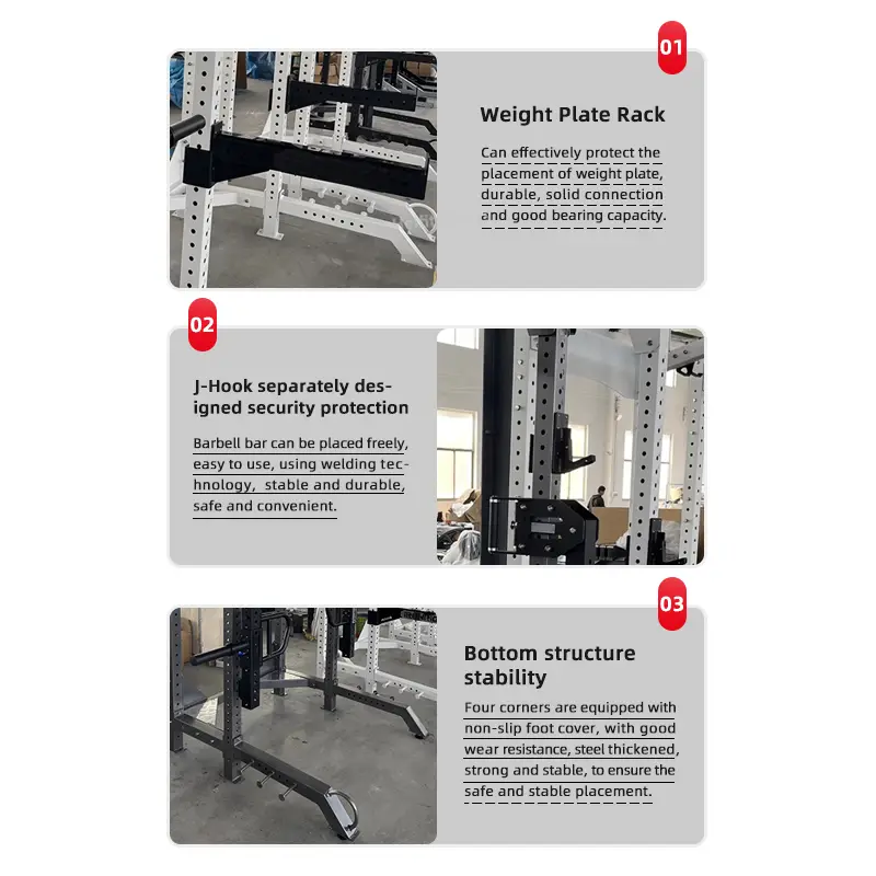 Fitness Power Cage Squat Rack Multi Functional Squat Rack Power Cage Gym Rack 1 — image 2