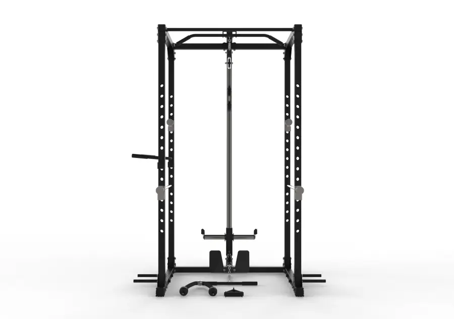Power Cage with Cable System Squat Rack & Foot Step Fitness Equipment — image 4