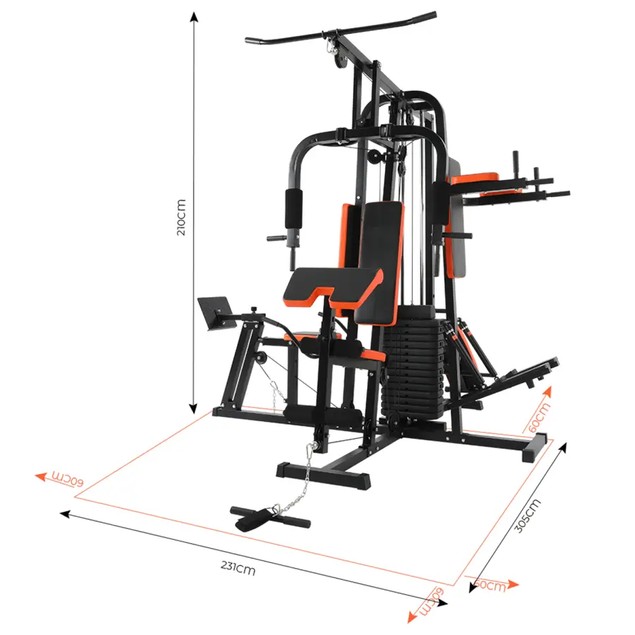 Home Indoor Multifunctional Gym Station, Multi-Gym Body Building Equipment — image 7
