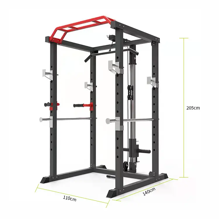 Adjustable Power Rack Stand Gym Weightlifting Smith Machine & Squat Rack — image 8