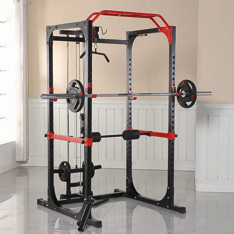Comercial Power Cage Squat Rack Multi-Grip Pull-Up Bar, Adjustable Safety Bars, Strength Training for Home Gym 1 — image 3