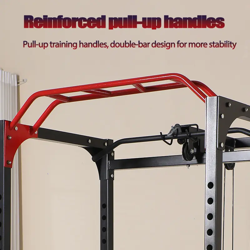 Comercial Power Cage Squat Rack Multi-Grip Pull-Up Bar, Adjustable Safety Bars, Strength Training for Home Gym 1 — image 4