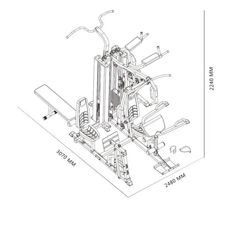 Multifunctional Home Gym Station, Integrated Fitness Trainer — image 6