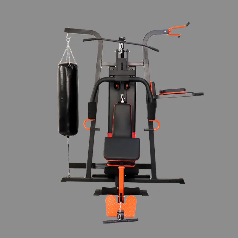 Professional 3-Station Multi Gym Trainer, Home Use Bodybuilding Multifunction Station — image 7