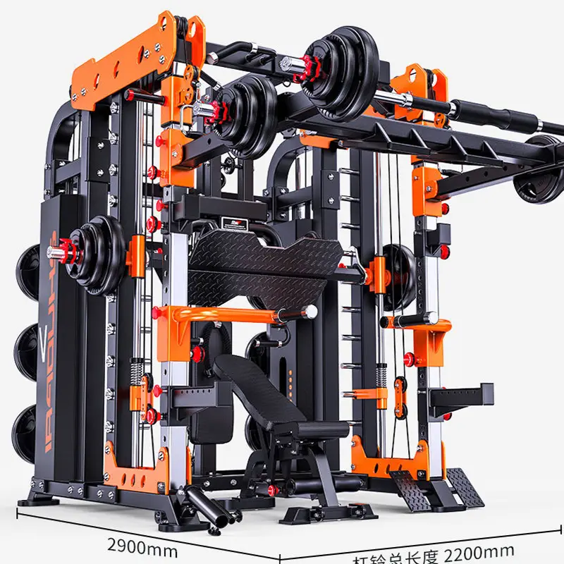 Upgraded Multi-Functional Smith Fitness Rack+140kg Counterweight+Fitness Chair, Door To Door, Seller Pays Tax — image 7