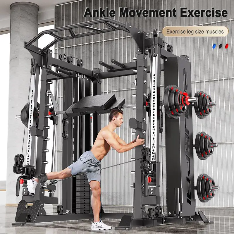 Fitness Home Multifunctional Gantry Frame LuxurySet Smith Machine Integrated Bench Stand Fitness Equipment Comprehensive Trainer — image 7