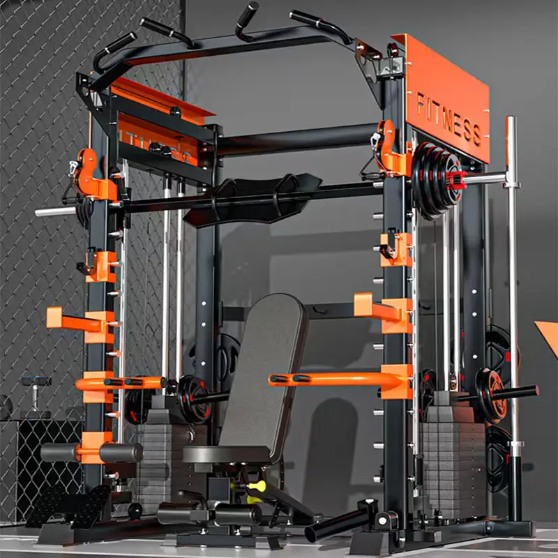 Multi Functional Smith Machine, Squat, Gantry, Flying Bird, Bench Press, Large Comprehensive Trainer,Big Fitnsee Equipme — view 1