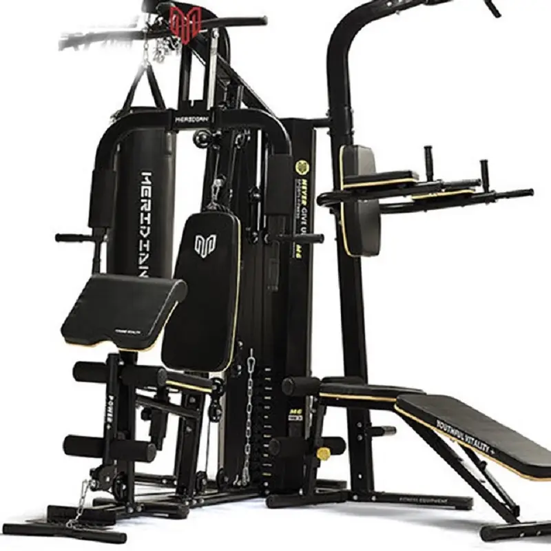 Gym Multi-Person Fitness Combination To Strengthen Thickening Strength Training Pull-Down Bench Press Barge Equipment — image 3