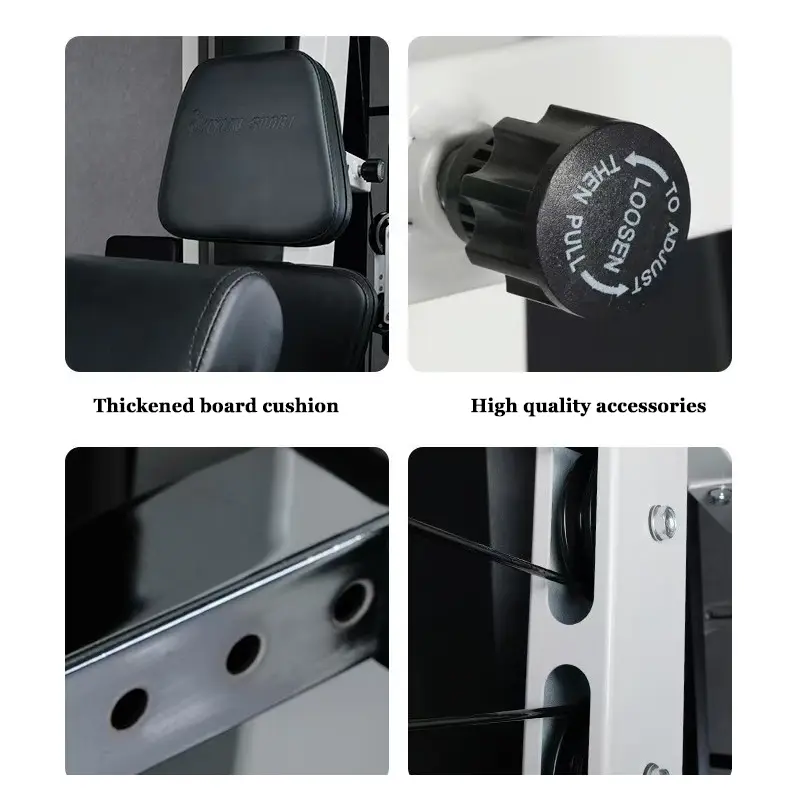 Multi Functional Muscle Training Device, Home And Commercial Combination, Large Four Person Standing Strength Fitness Equipment — image 6